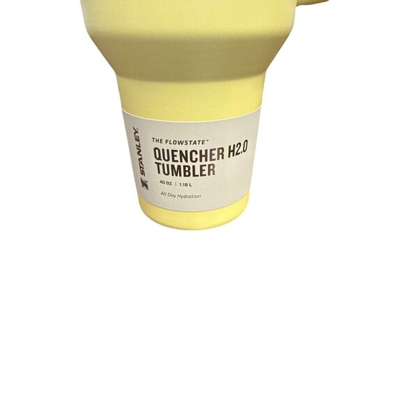 Stanley FlowState Quencher H2.0 Tumbler 40 Oz Yellow With Handle & Straw Durable - Picture 6 of 10